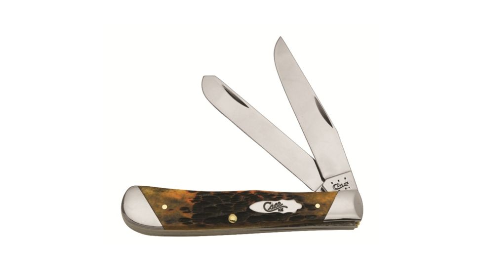 Case 6254 SS Autumn Bone Trapper Folding Knife,4.125in closed 51378