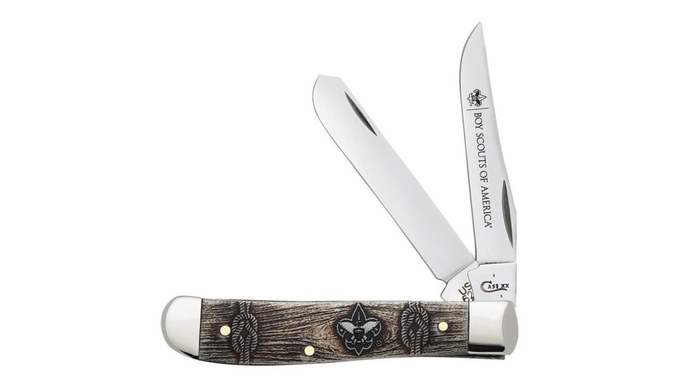 Case BSA - Embellished Smooth Natural Bone Mini Trapper Folding Knife, 18043