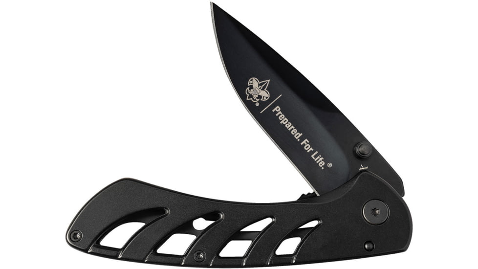 Case BSA Tec-X Exo-Lock T0034.0 Folding Knife, Black, Black finish stainless handle, 18059
