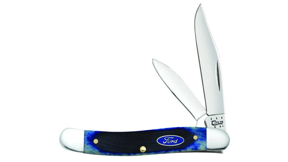 Case Ford Blue Bone Medium Texas Jack Folding Blade, 62087 SS, 14303