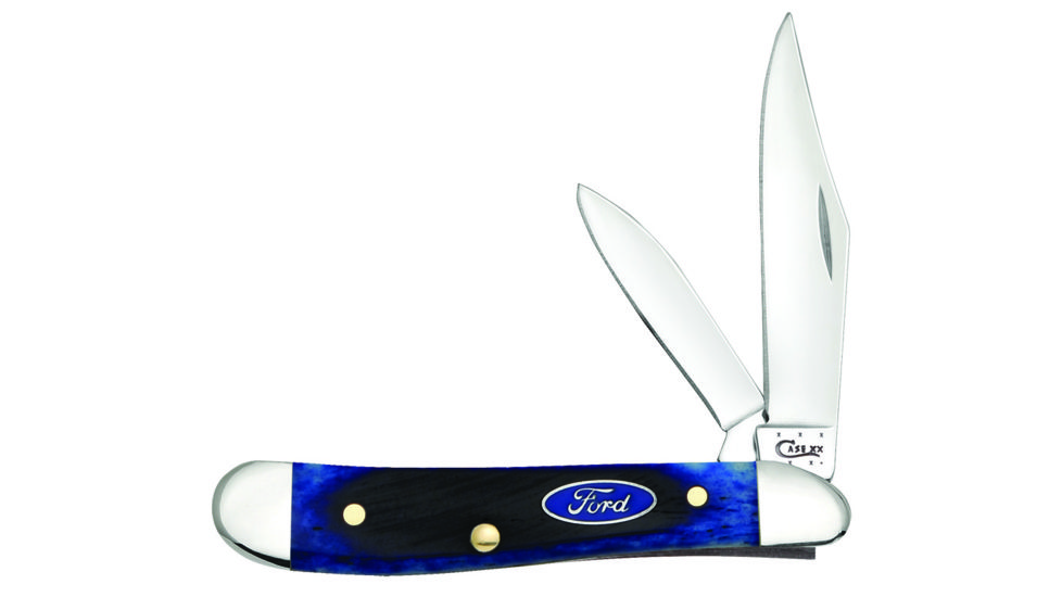 Case Ford Blue Bone Peanut Folding Blade, 6220 SS, 14306