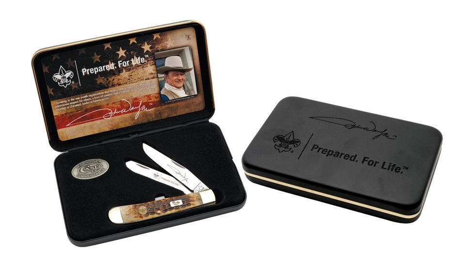 Case John Wayne-Boy Scouts Knife with Gift Box CA17656