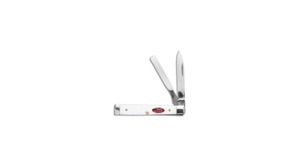 Case Knives Case Knives Baby Doc Knife Standard Jig White Synthetic SparXX 6282SP SS 60178, White, Stainless Steel, adult, BHQ-211536