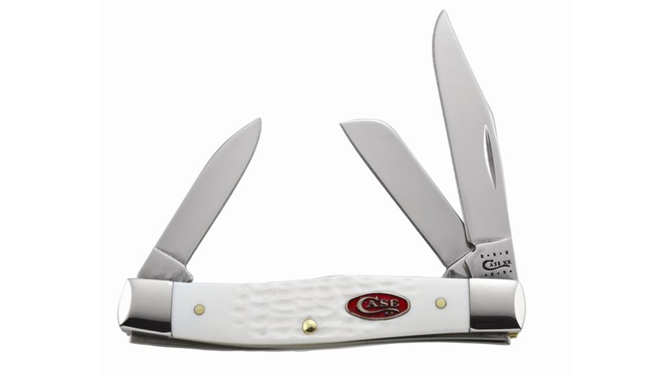 Case Sparxx Medium Stockman Blade, White, 3 5/8 in. 60184