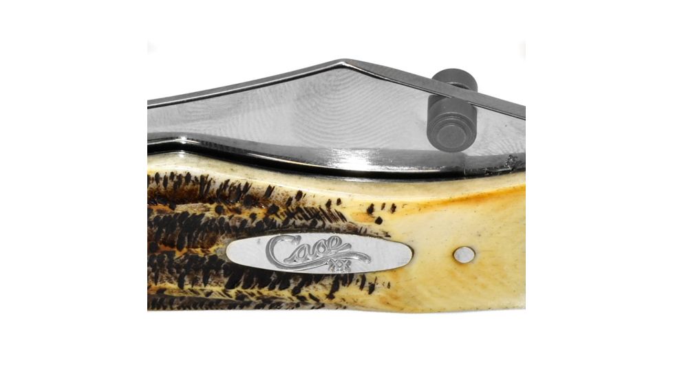Case Tru-Sharp Blade / Bonestag Handle Kickstart Assisted Opening Mid-Folding Hunter, 4 in closed, 65314