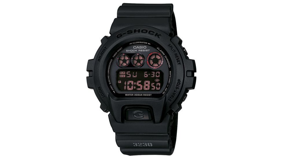 Casio Tactical G-Shock Black Resin Strap Watch DW6900MS-1CR