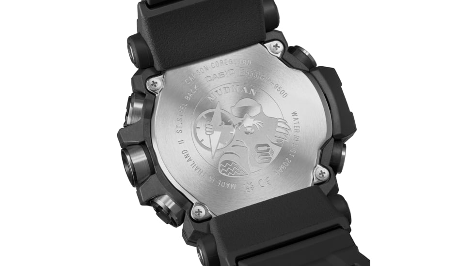 Casio G-Shock Mudman Triple-Sensor Solar Power Watch - Mens, Black, GW9500-1