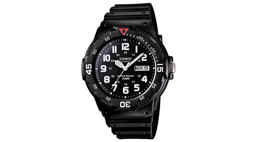 Casio Outdoor ANALOG FIELD WATCH SWEEP SECOND -BLACK, Black MRW200H-1BVCF