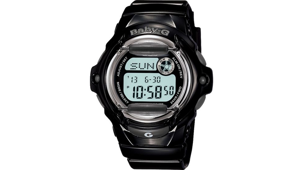 Casio Outdoor Baby-G Digital Resin Watch, Black, BG169R-1M