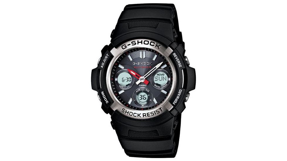 Casio Outdoor G-Shock Mens Analog &amp; Digital Watch, Black AWGM100-1ACR