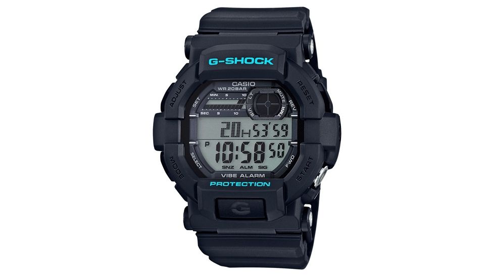 Casio Outdoor G Shock Watch, w/200 M Water Resistant, Black GD350-1CCR