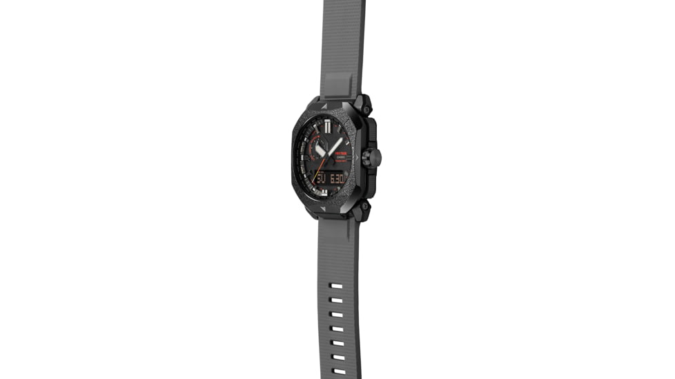 Casio PRO TREK Climber Line Triple-Sensor Atomic-Solar Watch - Mens, Gray, PRW6900BF-1