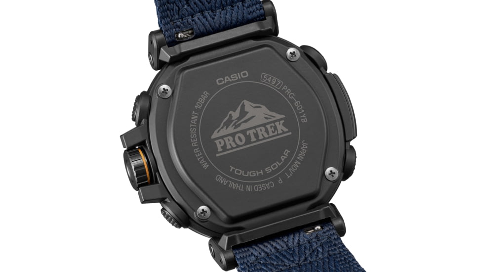 Casio PRO TREK Tough Solar Triple Sensor Watch - Mens, Blue, PRG601YB-2