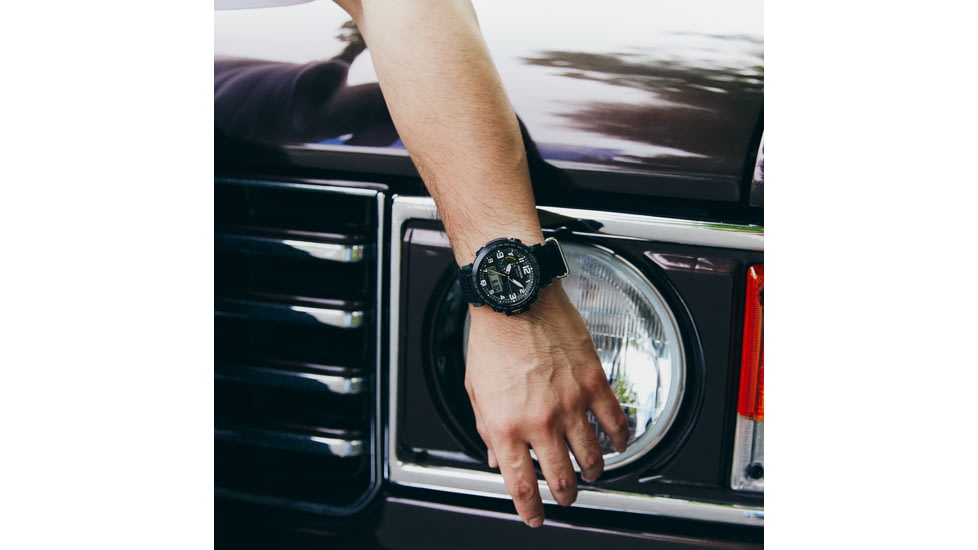 Casio PRO TREK Tough Solar Triple Sensor Watch - Mens, Green, PRG601YB-3