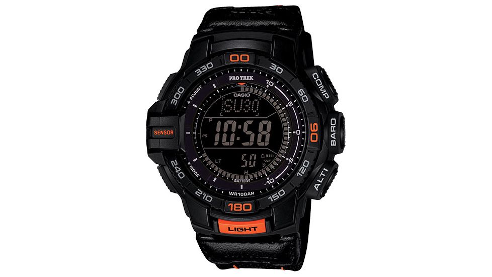 Casio Tactical ProTrek Tough Solar Triple Sensor Ver. 3, Black, small PRG270B-1