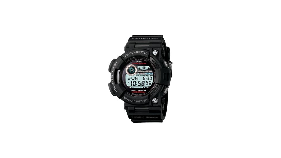 Casio Tactical Frogman Solar Atomic G-Shock Watch, Black, GWF1000-1