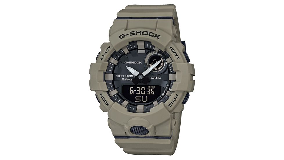 Casio Tactical G-Shock Ani-Digi Power Trainer Watch, Tan, GBA800UC-5A
