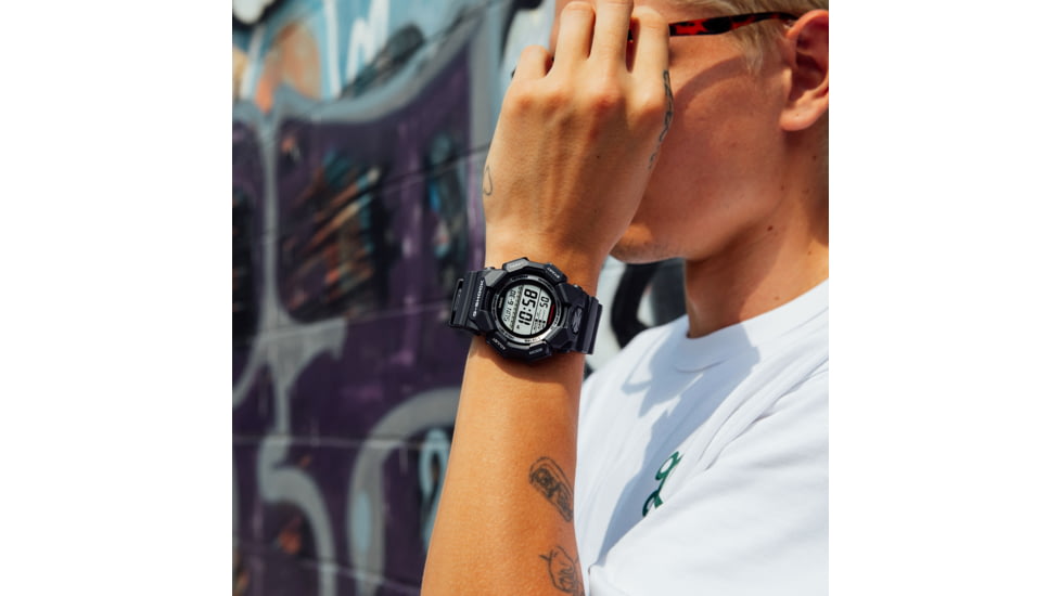 Casio Tactical G-Shock Classic 10-Year Battery Digital Watch - Mens, Black, One Size, GD-010-1CR