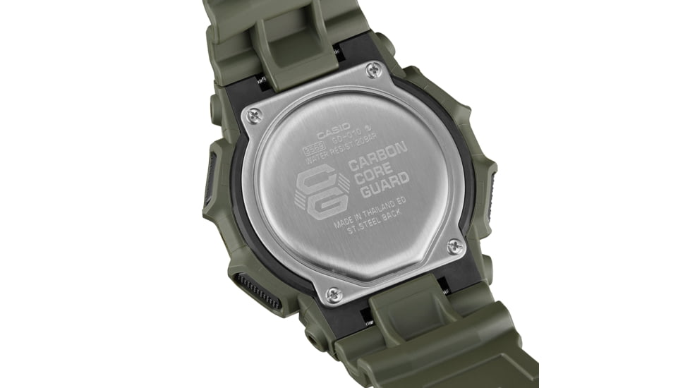Casio Tactical G-Shock Classic 10-Year Battery Digital Watch - Mens, Green, One Size, GD-010-3CR