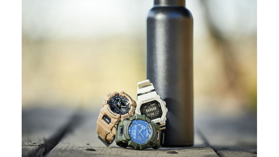 Casio Tactical G-Shock Move Analog-Digital Step-Tracker Watch, Tan, One Size, GBA900UU-5A