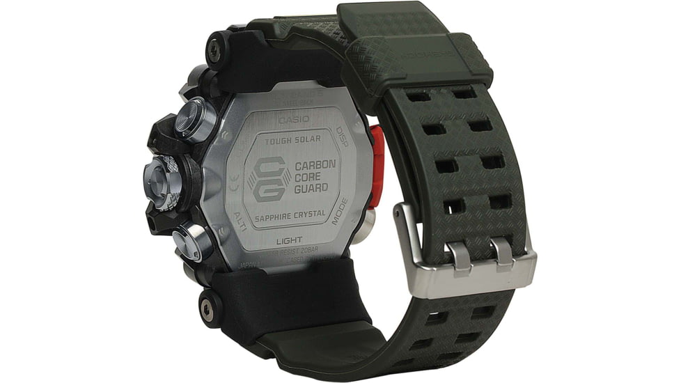 Casio Tactical G-Shock Mudmaster Master of G Watches, Black Resin/Stainless Steel, GWG2000-1A3