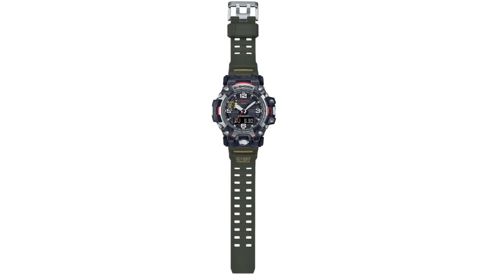 Casio Tactical G-Shock Mudmaster Master of G Watches, Black Resin/Stainless Steel, GWG2000-1A3