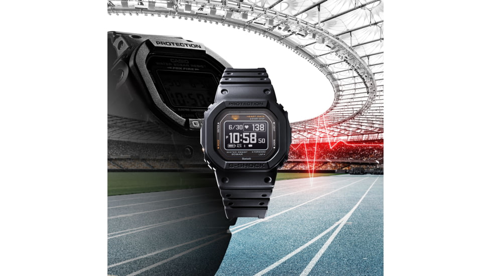 Casio Tactical G-shock/vlc Distribution DWH56001 G-Shock Move Series Fitness Tracker Black Size 145-215mm, Black, 145-215mm, DWH56001