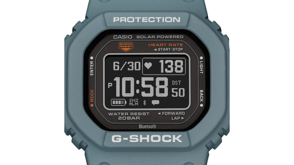 Casio Tactical G-shock/vlc Distribution DWH56002 G-Shock Move Series Fitness Tracker Blue/Gray Size 145-215mm, Blue/Gray, 145-215mm, DWH56002