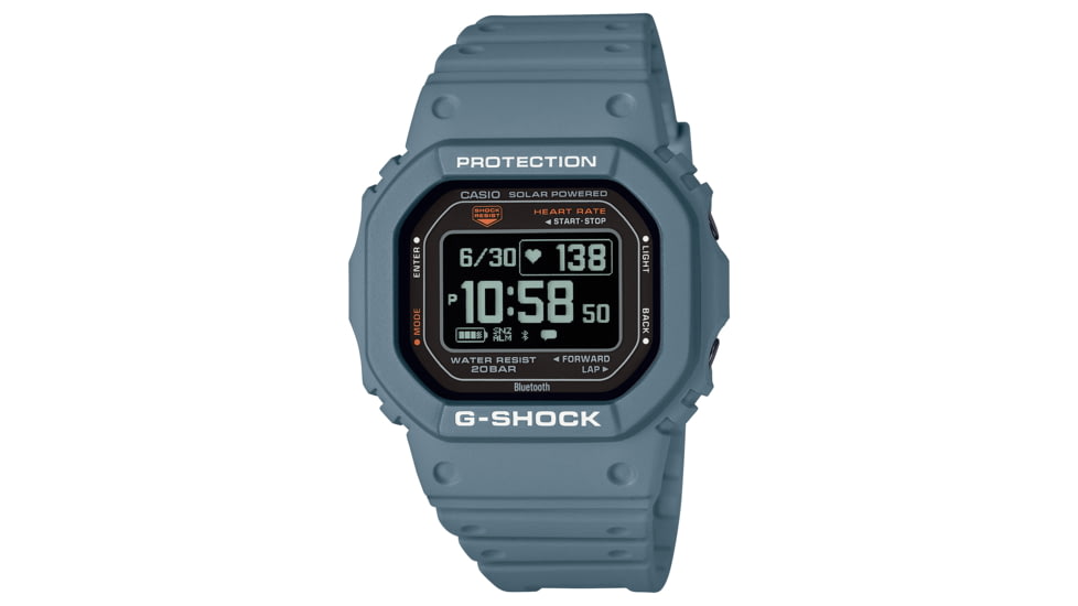 Casio Tactical G-shock/vlc Distribution DWH56002 G-Shock Move Series Fitness Tracker Blue/Gray Size 145-215mm, Blue/Gray, 145-215mm, DWH56002