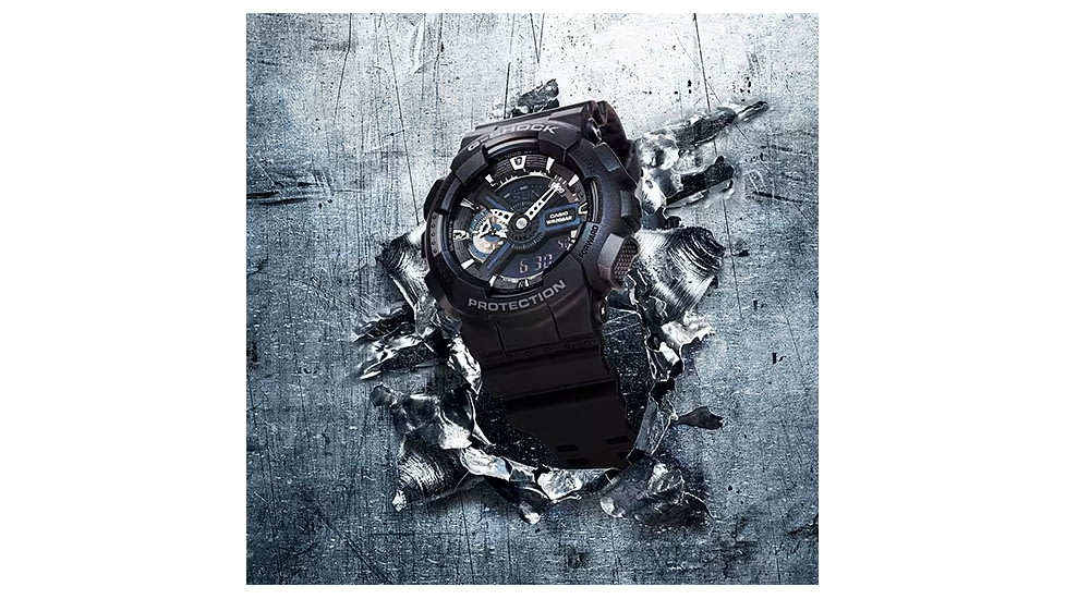 Casio Tactical G-Shock Watch, Black, One Size, GA110-1BCR