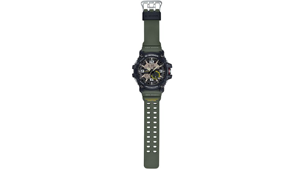 Casio Tactical Master of G, Mudmaster Watch, Green Band, Green, GG1000-1A3
