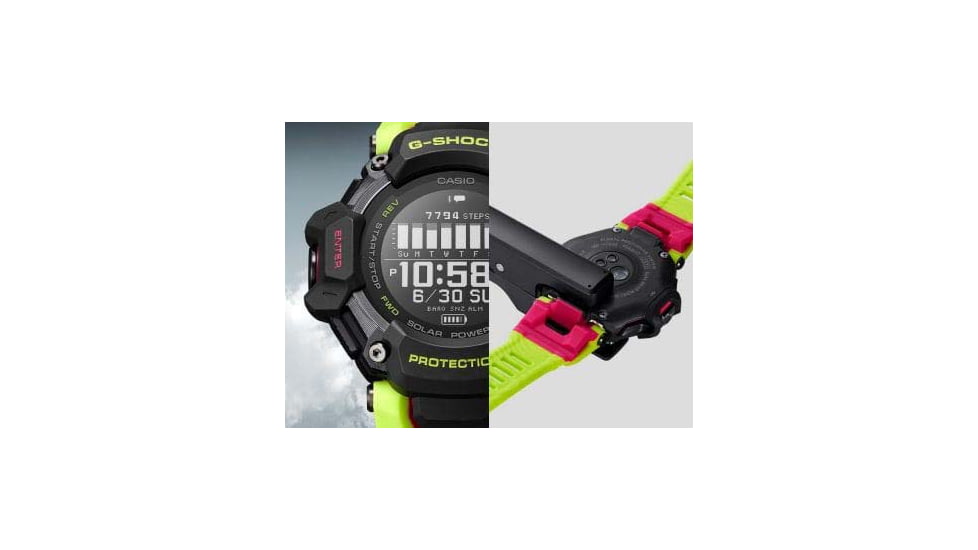 Casio Tactical/vlc Distribution GBDH20001A9 Casio Tactical Tactical Black/Yellow Biomass Plast