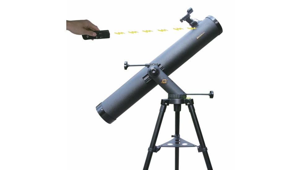 Cassini 1000mm x 120mm Reflector Telescope w/ Electronic Focus, Black, SS-1000120TREF