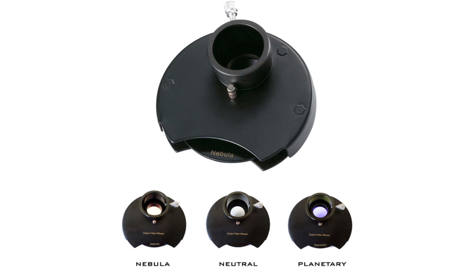 Cassini 1100mm x 102mm Reflector Telescope w/ Color Filter Wheel, Black, C-1100102CFW