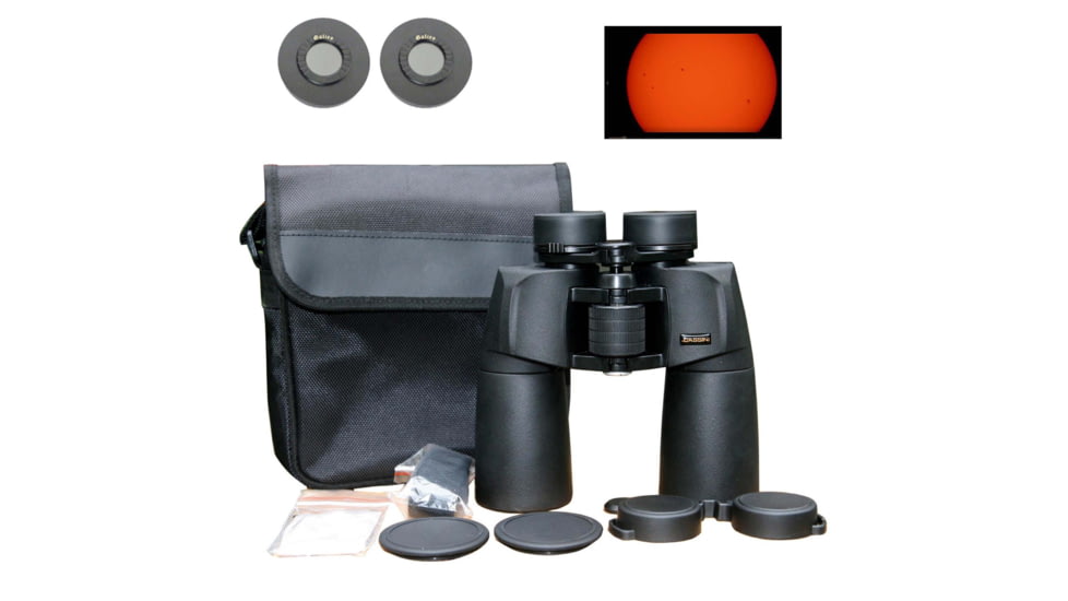 Cassini 7.5 x 50mm Porro Prism Water Proof Binoculars, Black, C-P7SF