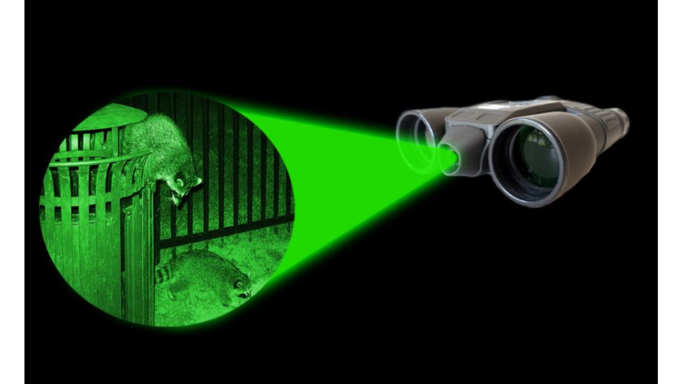 Cassini 8x32 mm Green Laser Binocular, Charcoal K-9