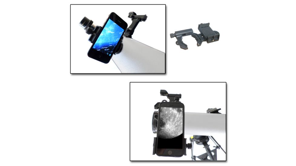 Cassini C-80 800mm x 80mm Reflector Telescope w/Smartphone Adapter, White, NSN N, SS-C80