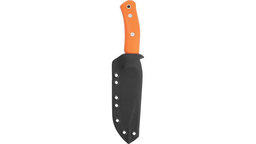 Casstrom No.10 SFK Fixed Blade Knife, 8.63in Overall, 4in 14C28N Sandvik Stainless Steel, Orange G10 Handle, 14130