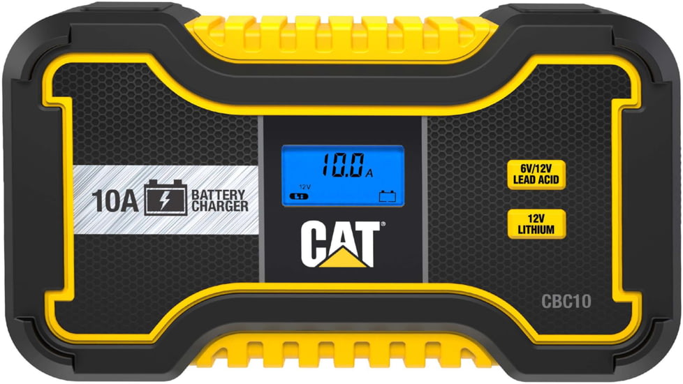 CAT 10 Amp Professional Battery Charger, Yellow/Black, CBC10