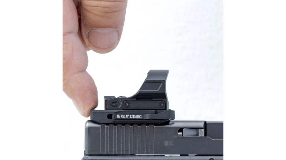 CAT Devices Gen3 Duty Magnetic Mounting System Adapter Plate, Glock slide 25.5mm, RMR, Black, CATMM3G02