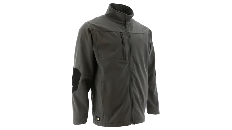 Caterpillar Grid Fleece Bonded Softshell Jacket - Men's, 2XL, Magnet, 1040003-12669-2XL