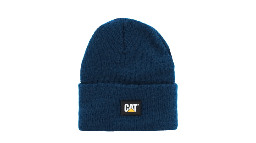 Caterpillar Label Cuff Beanie, One Size, Detroit Blue, 1090026-10118-OS