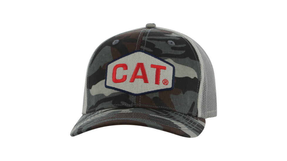 Caterpillar Patch Snapback Cap, Woodland Camo, 1090023-11093-OS