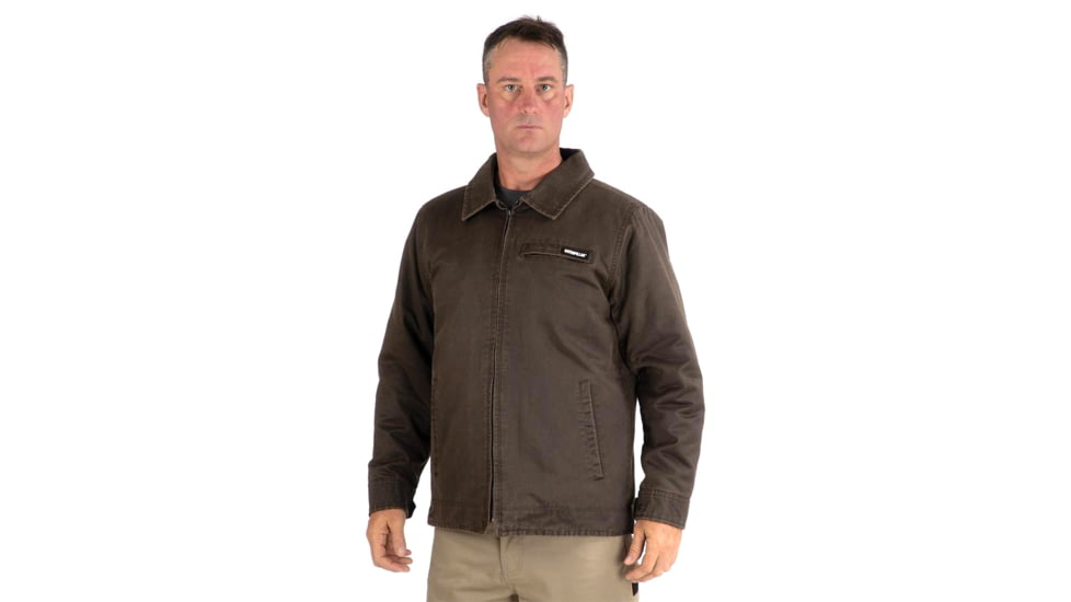 CAT Weathered Cotton Jacket - Mens, Coffee, 2XL, 1310128-12081-2XL