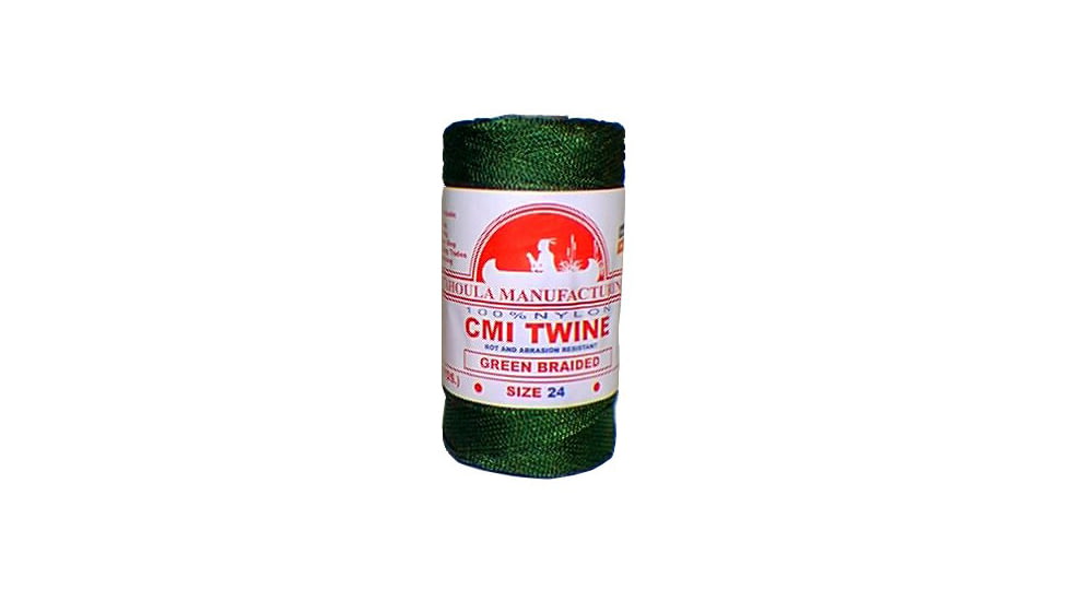 Catahoula Grn Braided NylTwine Size #36 1/4LB Spl 300LB Test 135'Tube, 17136