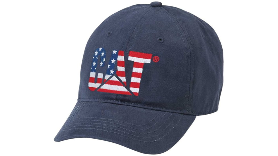Caterpillar Custom Design Flag Cap, Navy, 1120066-11103-OS