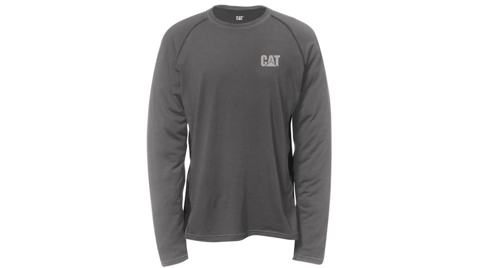 Caterpillar Flame Resistant Base Layer Long Sleeve T-Shirt, Graphite, Large 1510101-061-L