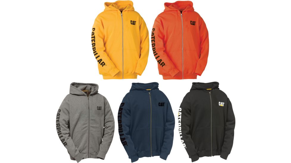Caterpillar Full Zip Hooded Sweatshirt