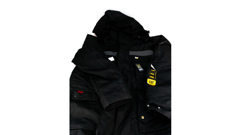 Caterpillar Heavy Insulated Parka - Men's, Black, Large, W11432-016-L