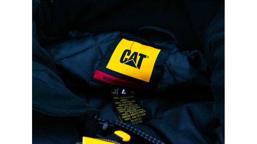 Caterpillar Heavy Insulated Parka - Men's, Black, Large, W11432-016-L